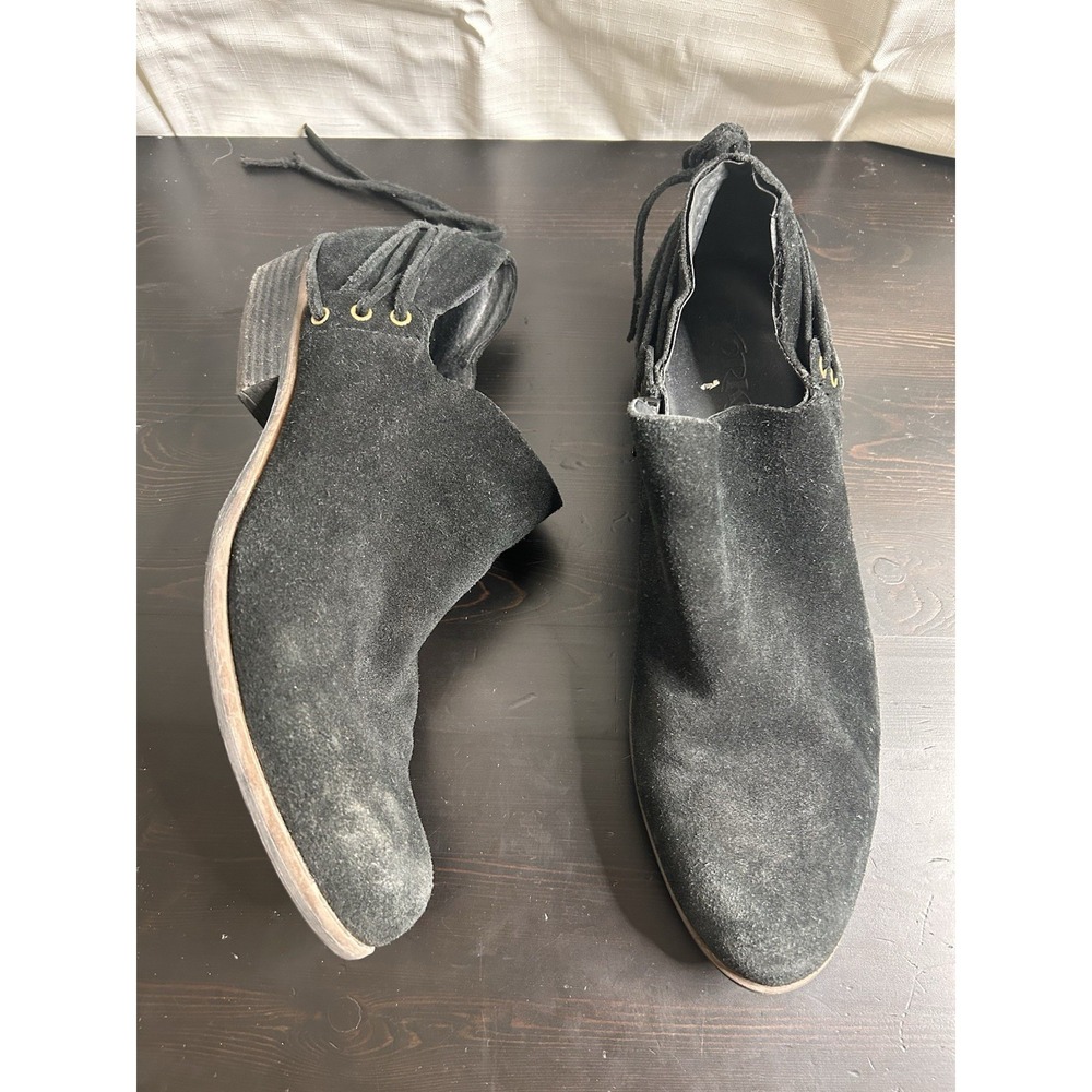Korks Women's US 9.5 M Black Suede Leather LYDNEY Shootie Ankle Boots